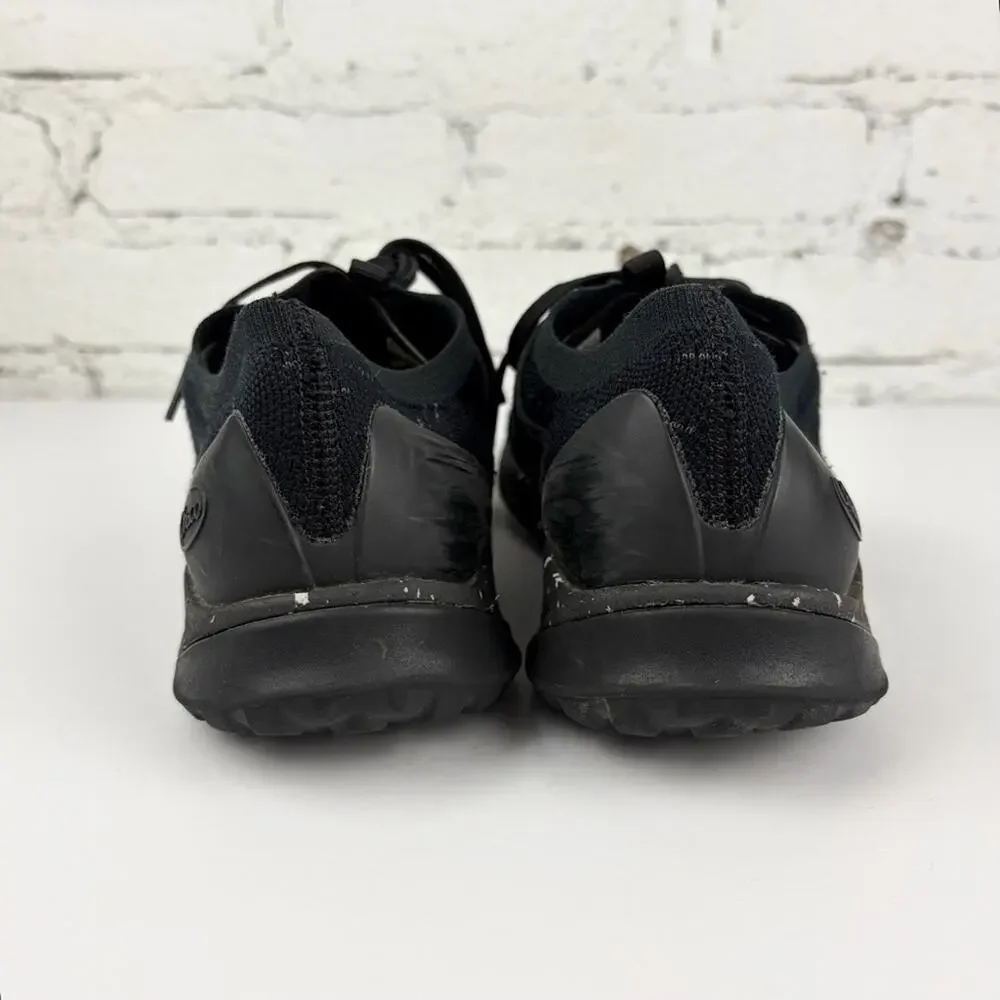 Chaco Scion Black Knit Laced Athletic Hiking Outdoor Running Sneakers Womans 9